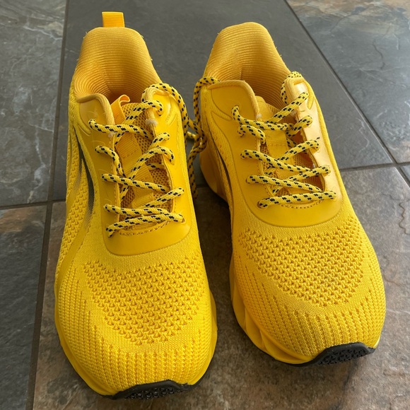 Yellow Flame Running Shoes - Picture 3 of 7